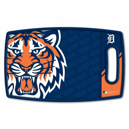 YOUTHEFAN 14 x 9 in. MLB Detroit Tigers Logo Series Cutting Board 1907033